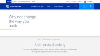 
                            4. Bank your way with digital self-service | Standard Bank