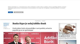 
                            10. Banka Hypo je sedaj Addiko Bank - Delo