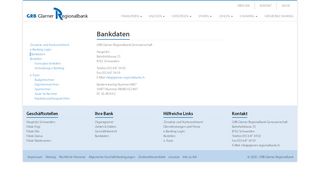 
                            10. Bankdaten - Glarner Regional Bank