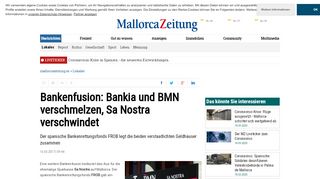 
                            7. Bankenfusion: Bankia und BMN verschmelzen, Sa Nostra verschwindet
