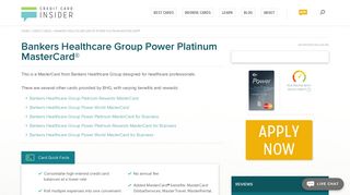 
                            6. Bankers Healthcare Group Power Platinum ... - Credit Card Insider