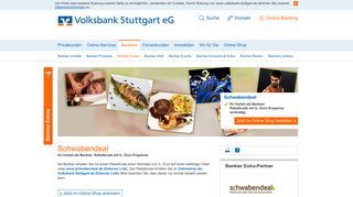 
                            9. Bankier Extras: Schwabendeal | Volksbank Stuttgart eG