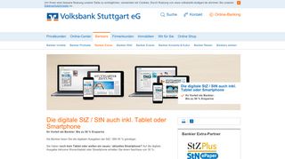 
                            9. Bankier Extras: Stuttgarter Nachrichten/ Stuttgarter Zeitung | Volksbank ...
