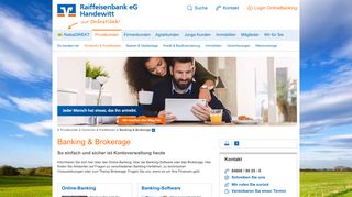 
                            6. Banking Brokerage - Raiffeisenbank eG, Handewitt