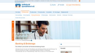 
                            9. Banking Brokerage - Volksbank Sprockhövel eG