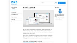 
                            2. Banking erklärt | Internet-Banking | DKB AG