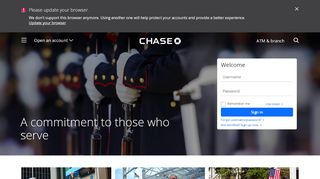 
                            10. Banking for Military | Chase.com