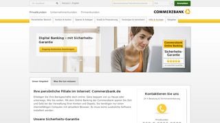 
                            4. Banking im Internet – für Sie haben wir online immer ... - Commerzbank