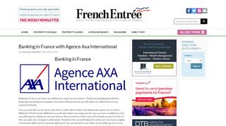 
                            13. Banking in France with Agence Axa International - FrenchEntrée