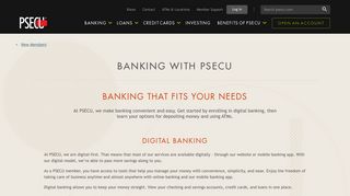 
                            10. Banking | Member Support | PSECU - One of the largest credit unions ...