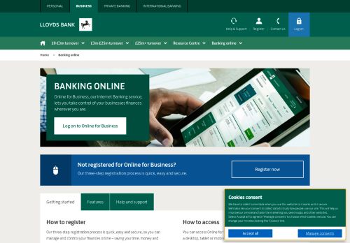 
                            13. Banking online | Business Banking | Lloyds Bank