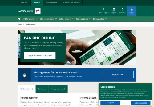 
                            2. Banking online | Business Banking | Lloyds Bank