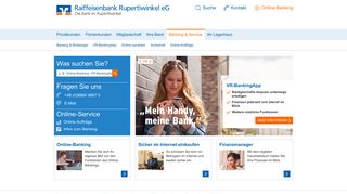 
                            3. Banking & Service - Raiffeisenbank Rupertiwinkel eG