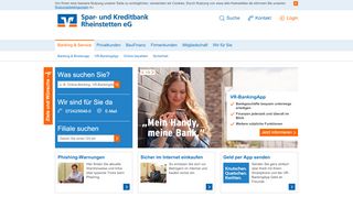 
                            8. Banking & Service - Spar- und Kreditbank Rheinstetten eG