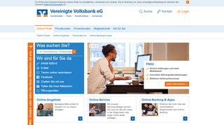 
                            2. Banking & Service - Vereinigte Volksbank eG