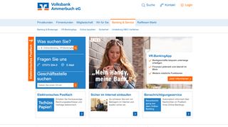 
                            3. Banking & Service - Volksbank Ammerbuch eG