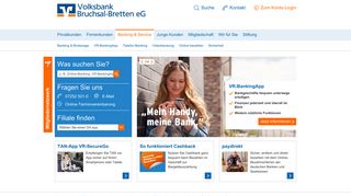 
                            3. Banking & Service - Volksbank Bruchsal-Bretten eG