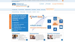 
                            9. Banking & Service | Volksbank eG Horb-Freudenstadt