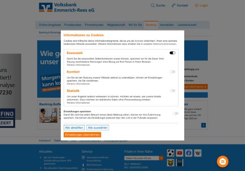 
                            4. Banking & Service - Volksbank Emmerich-Rees eG