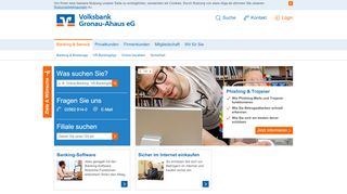 
                            5. Banking & Service - Volksbank Gronau-Ahaus eG