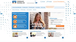 
                            3. Banking & Service - Volksbank Zwickau eG