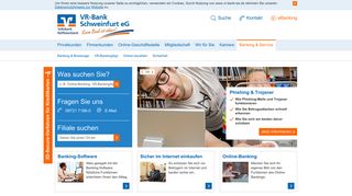 
                            12. Banking & Service - VR-Bank Schweinfurt eG