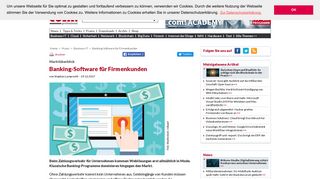 
                            4. Banking-Software für Firmenkunden - com! professional