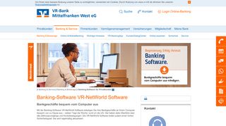 
                            10. Banking-Software - VR-Bank Mittelfranken West eG