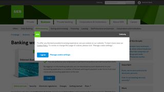 
                            6. Banking web site - SEB bankas