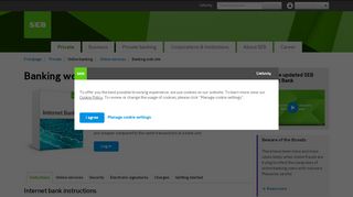 
                            12. Banking web site | SEB