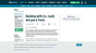 
                            13. Banking with Liv. could win you a Tesla - Finextra Research