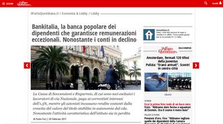 
                            5. Bankitalia, la banca popolare dei dipendenti che garantisce ...