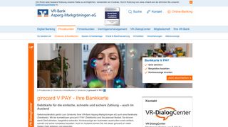 
                            12. Bankkarte girocard V PAY VR-Bank Asperg-Markgröningen eG