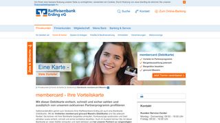 
                            6. Bankkarte membercard Maestro - Raiffeisenbank Erding eG