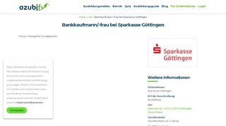 
                            11. Bankkaufmann/-frau bei Sparkasse Göttingen - azubify