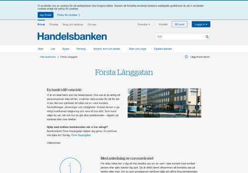 
                            10. Bankkontor Första Långgatan i Göteborg | Handelsbanken
