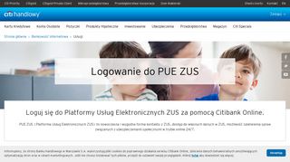 
                            5. Bankowość internetowa - Citi Handlowy - Citibank Online