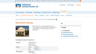 
                            12. Bankstelle Nassau - Volksbank Vorbach-Tauber eG