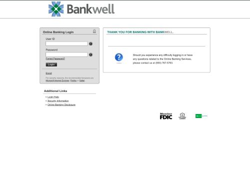 
                            7. Bankwell | Online Banking