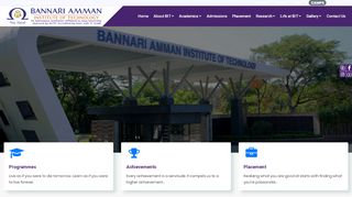 
                            7. Bannari Amman Institute of Technology: BIT