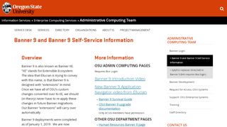 
                            12. Banner 9 (XE) Information | Administrative Computing Team, Banner ...