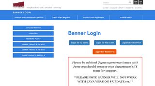 
                            12. Banner Login | Banner Login | Memorial University of Newfoundland