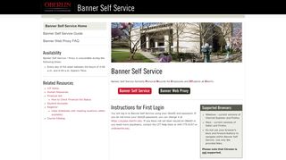 
                            3. Banner Self Service | Oberlin College
