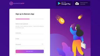 
                            10. Banners App | Sign Up