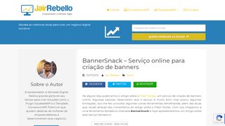 
                            4. BannerSnack – Serviço online para criação de banners | Jair Rebello