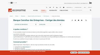 
                            3. Banque-Carrefour des Entreprises - Corriger des données | SPF ...
