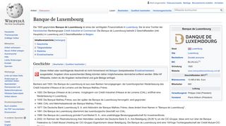 
                            9. Banque de Luxembourg – Wikipedia