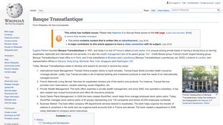 
                            9. Banque Transatlantique - Wikipedia