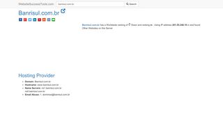 
                            9. Banrisul.com.br Error Analysis (By Tools) - Website Success Tools