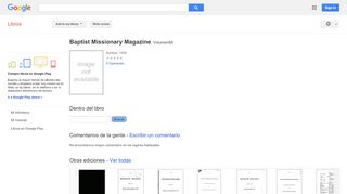 
                            5. Baptist Missionary Magazine - Resultado de Google Books